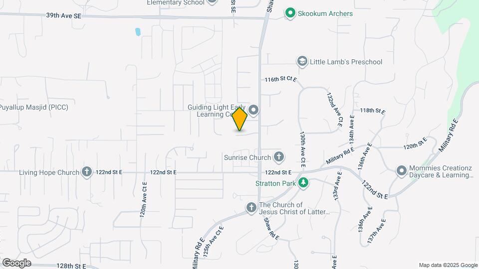 12611 119th Street Ct E Map and Location Details