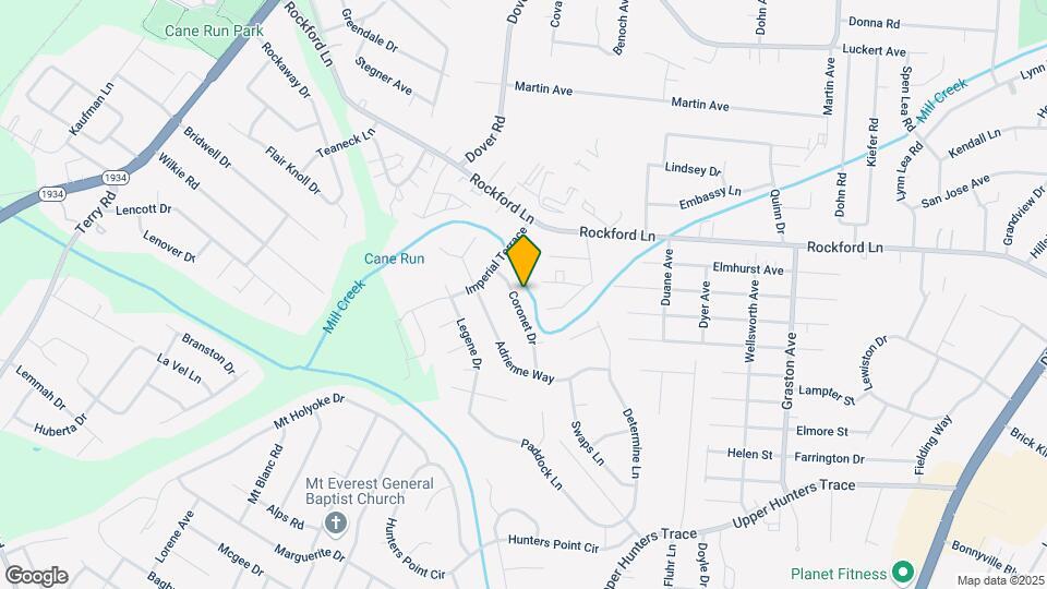 2525 Coronet Dr Map and Location Details