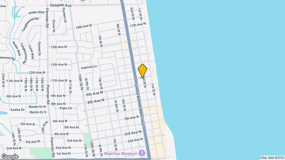 Ocean Drive Mapa y Detalles de la Ubicación