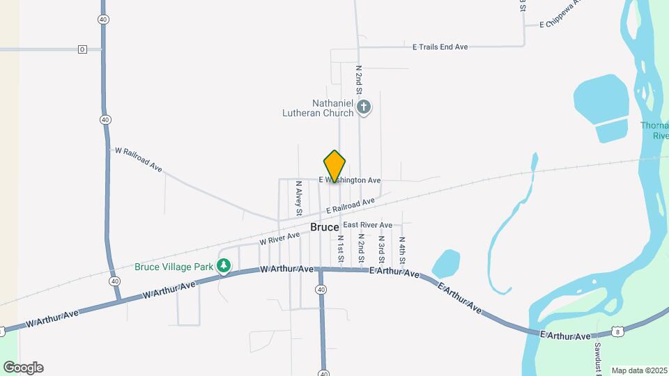 923 N 1st St Map and Location Details