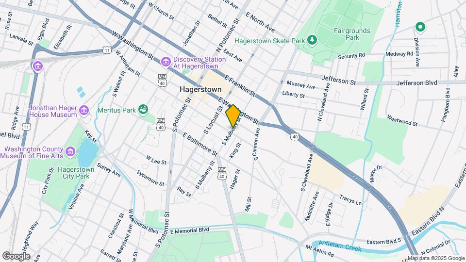 200 E Antietam St Mapa y Detalles de la Ubicación
