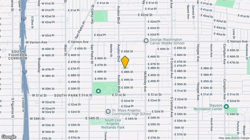 629 E 48th St Map and Location Details