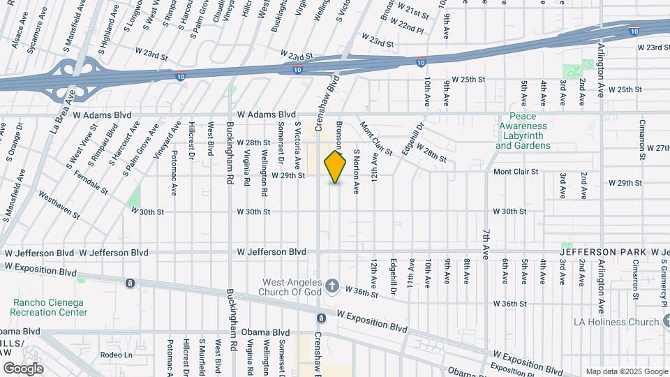 2923 Bronson Ave Map and Location Details