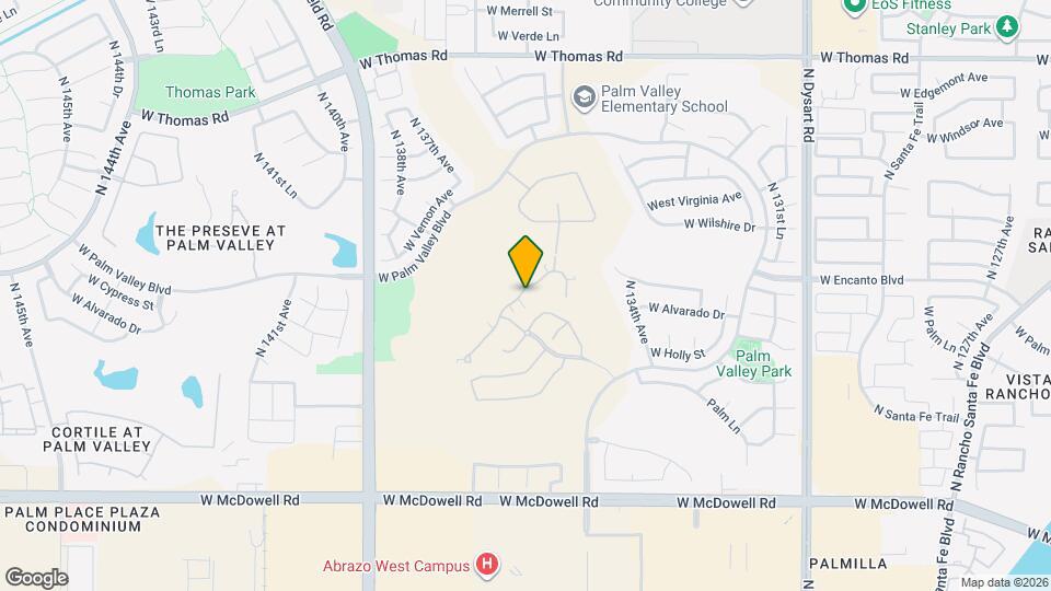 13569 W Cypress St Map and Location Details