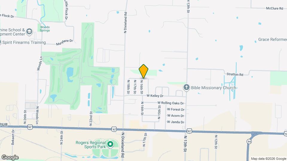 1514 W Stratton Dr Map and Location Details