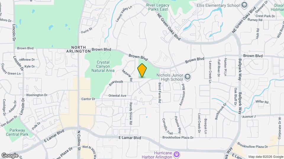 1607 Boardwalk Ct Mapa y Detalles de la Ubicación