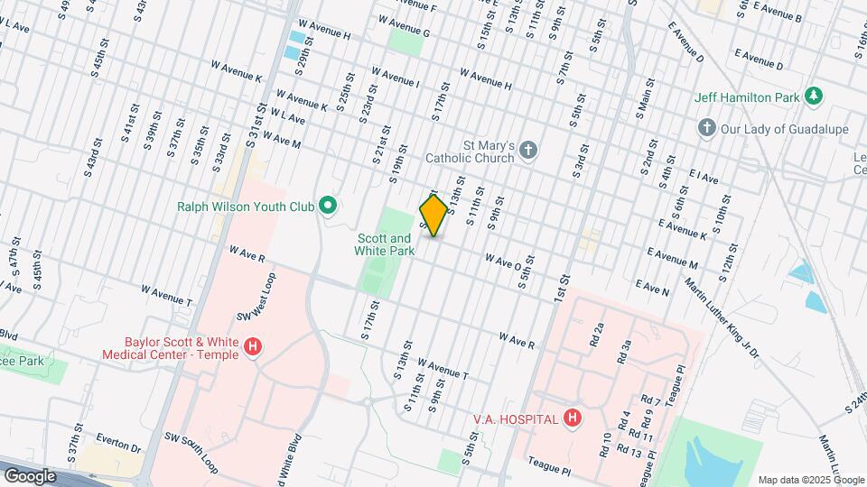 1502 S 13th St Map and Location Details