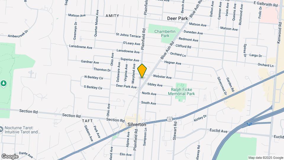 7130 Plainfield Rd Map and Location Details