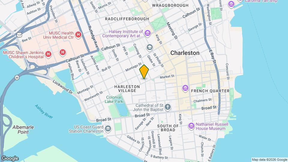 72 Beaufain St, Unit 72A Beaufain Mapa y Detalles de la Ubicación