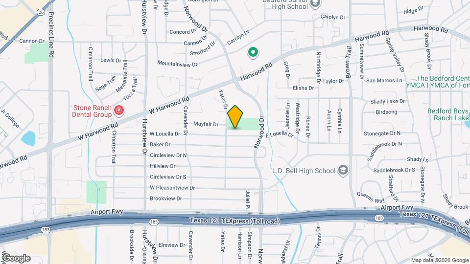 232 W Louella Dr Map and Location Details