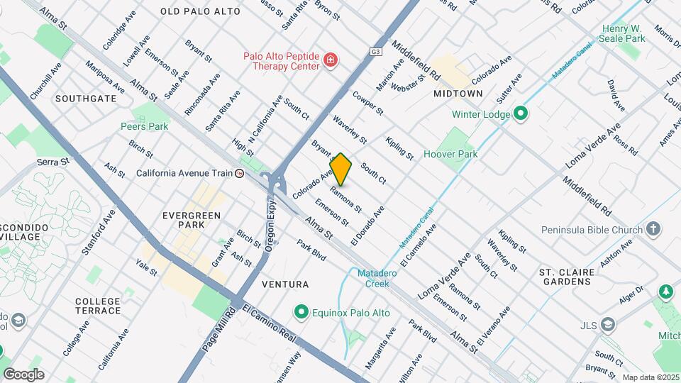 2591 Ramona St Map and Location Details