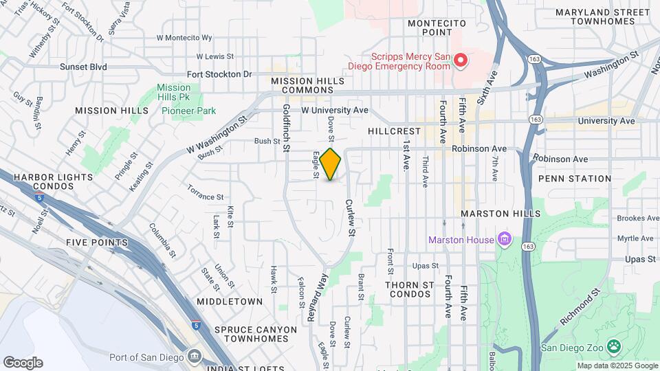 631 W Pennsylvania Ave Map and Location Details