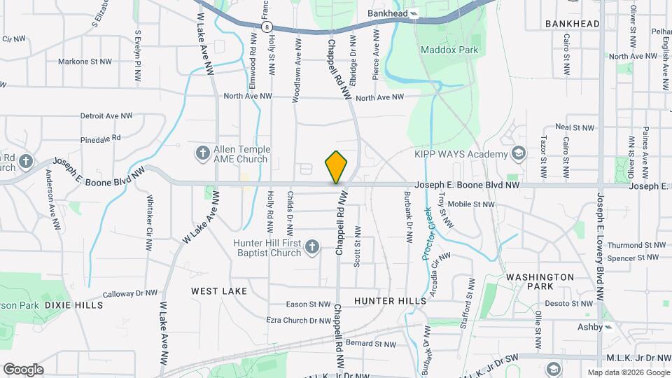 1401 Rome Dr NW Map and Location Details