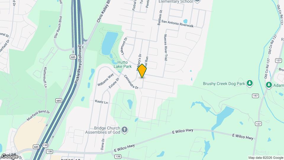 910 Comal Run Mapa y Detalles de la Ubicación