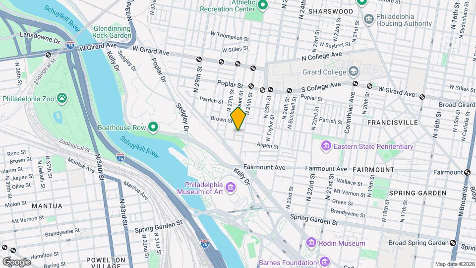 2615 Folsom St Map and Location Details