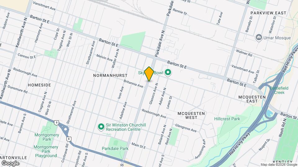 216 Parkdale Ave N Map and Location Details