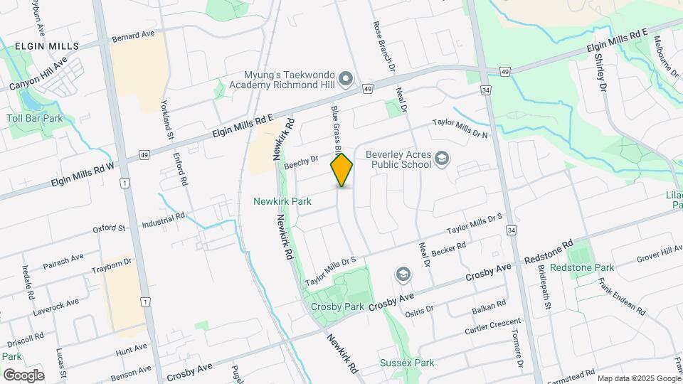 295 Blue Grass Blvd Map and Location Details