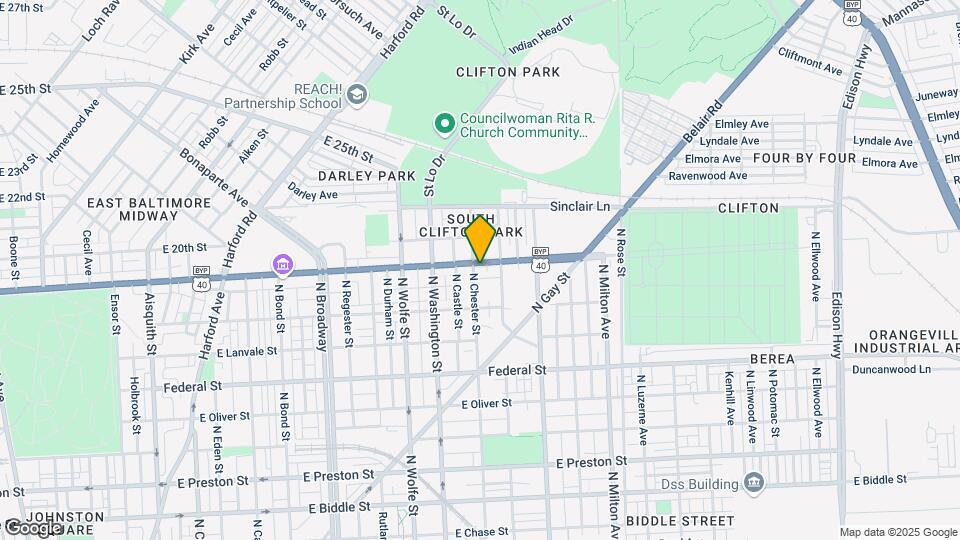 2105 E North Ave Map and Location Details