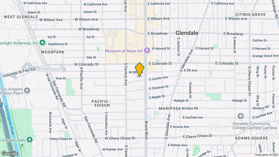 119 W Lomita Ave Map and Location Details