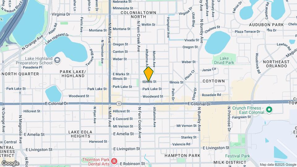 820 Altaloma Ave Map and Location Details