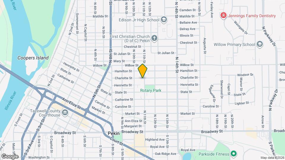 813 N 11th St Map and Location Details
