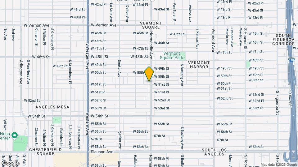 5041 S Normandie Ave Map and Location Details