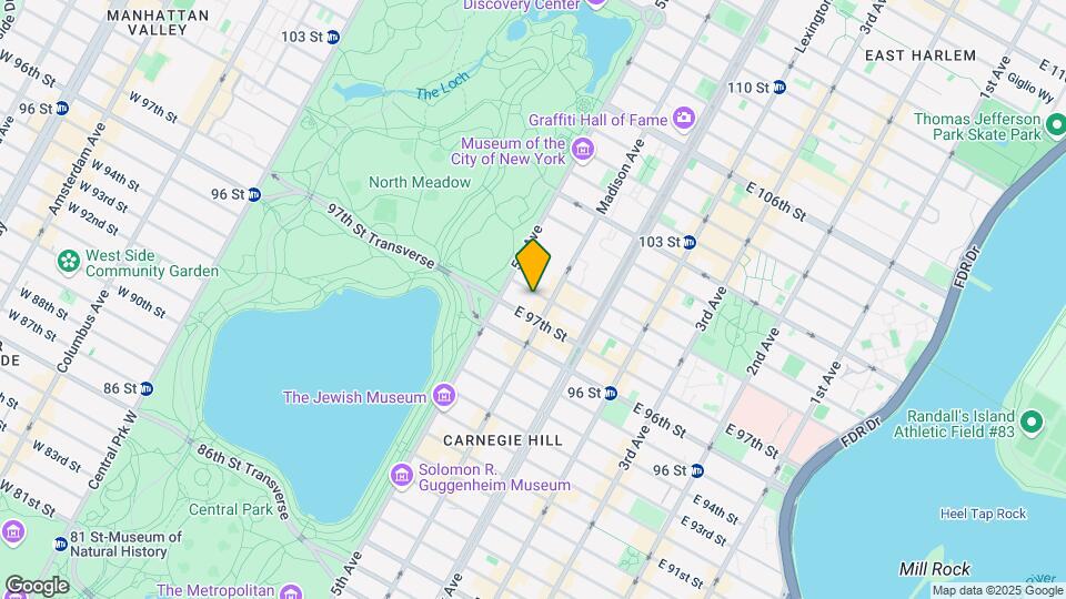 16 E 98th St Map and Location Details