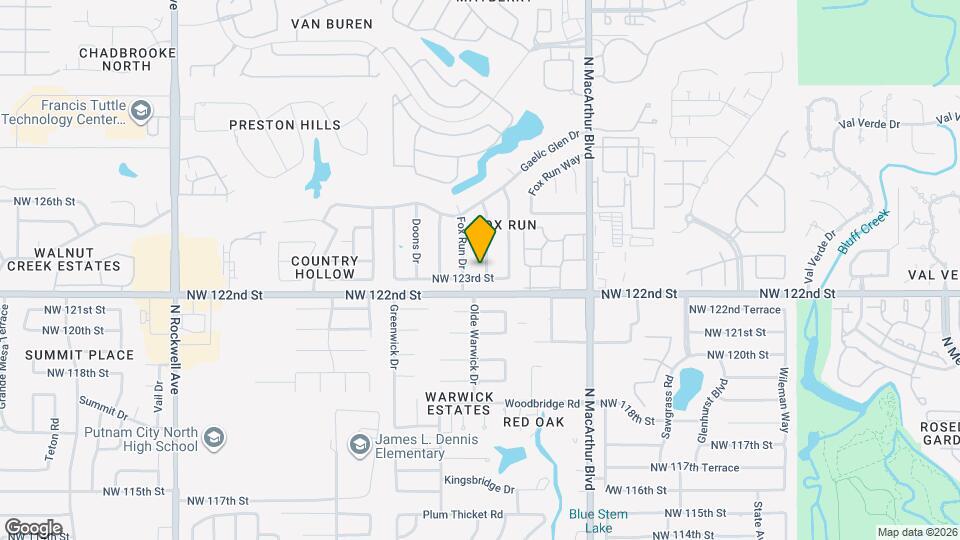 12405 Bannockburn Pl Map and Location Details