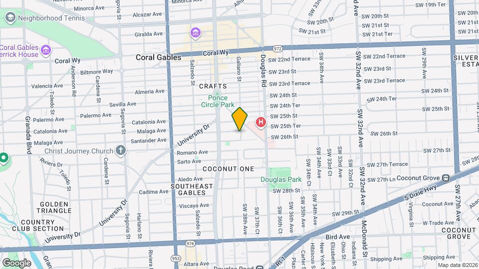 104 Santander Ave Map and Location Details