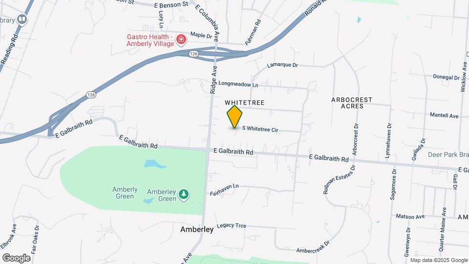3155 S Whitetree Cir Map and Location Details