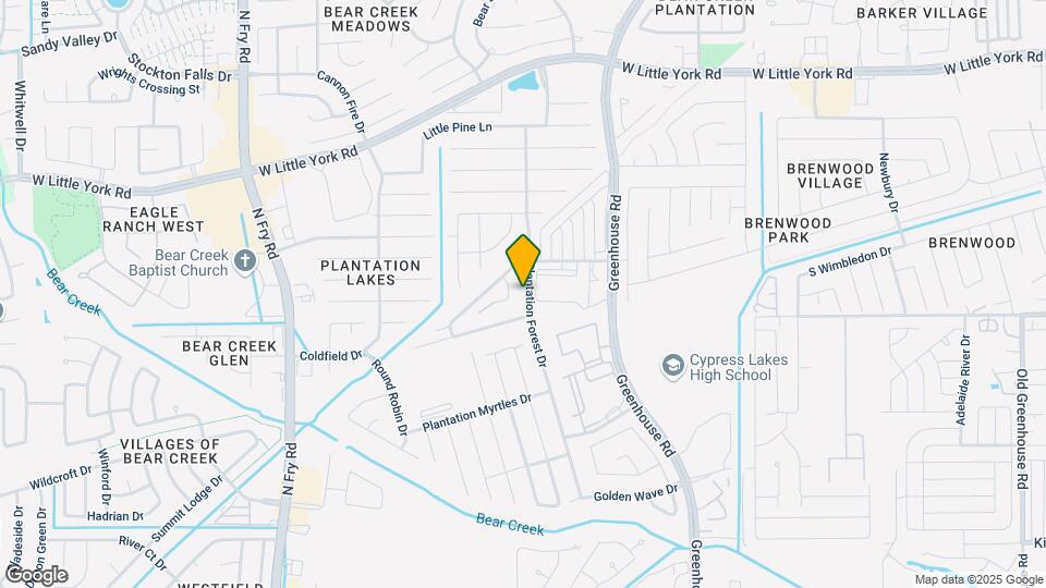 5823 Plantation Forest Dr Map and Location Details