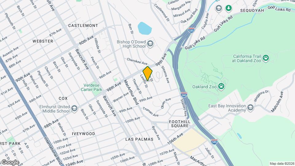 9834 Lawlor St Mapa y Detalles de la Ubicación