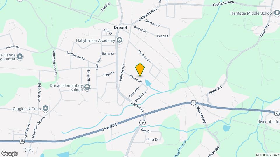 115 Reece Rd Map and Location Details