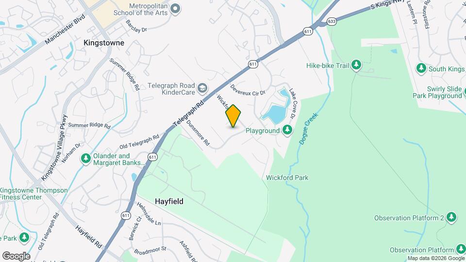 5406 Dunsmore Rd Map and Location Details