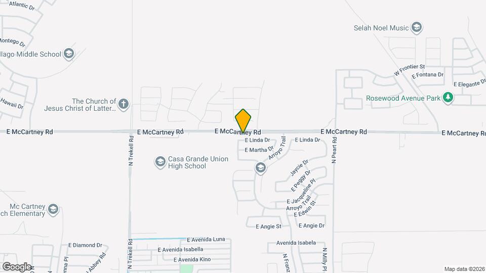 1322 E Linda Dr Map and Location Details