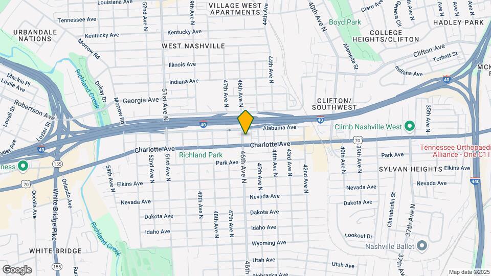 West 46th Apartments Mapa y Detalles de la Ubicación