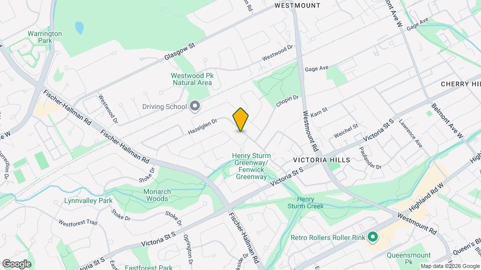 129 Hazelglen Dr Map and Location Details