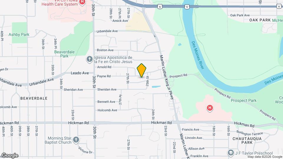 2519 Prospect Rd Map and Location Details