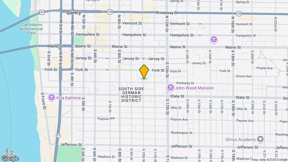 1001 Kentucky St Map and Location Details