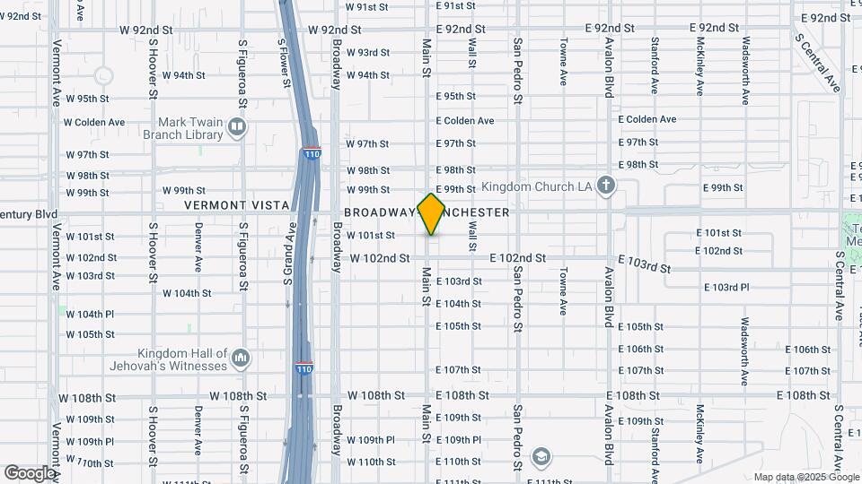 10106 S Main St, Unit 1 Map and Location Details