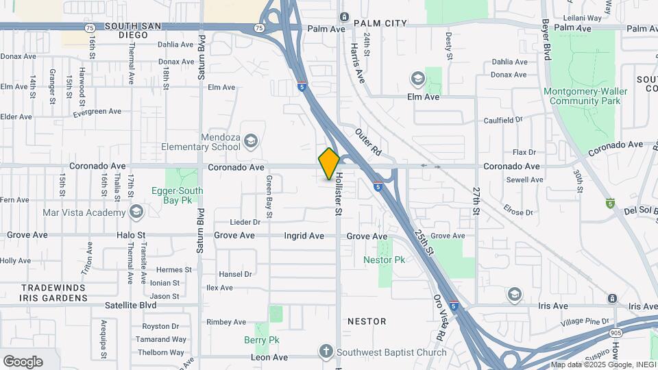 1150-1160-1160 Hollister St Map and Location Details