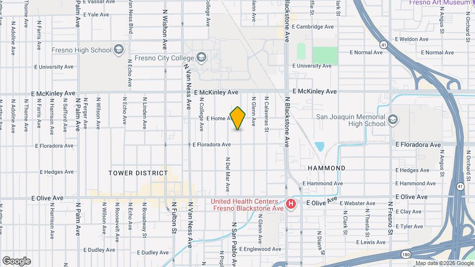 1437 N San Pablo Ave Mapa y Detalles de la Ubicación