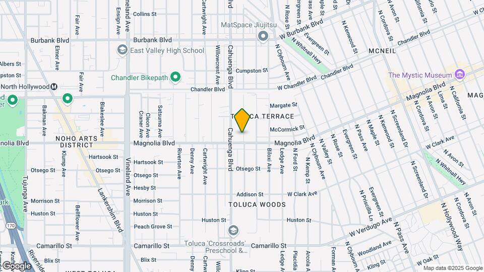 5215 Auckland Ave Mapa y Detalles de la Ubicación