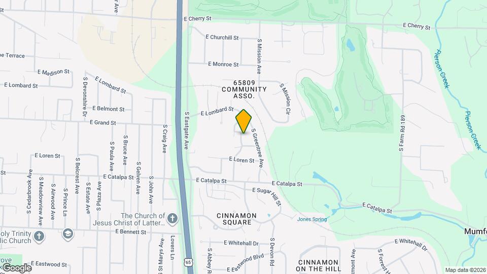 1008 S Carriage Ave Mapa y Detalles de la Ubicación