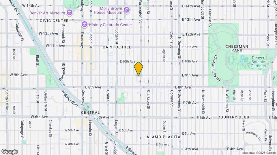 899 Washington Map and Location Details