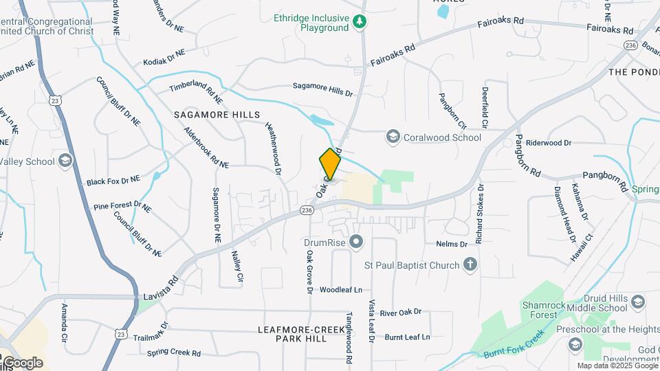 1523 Oak Grove Rd Map and Location Details