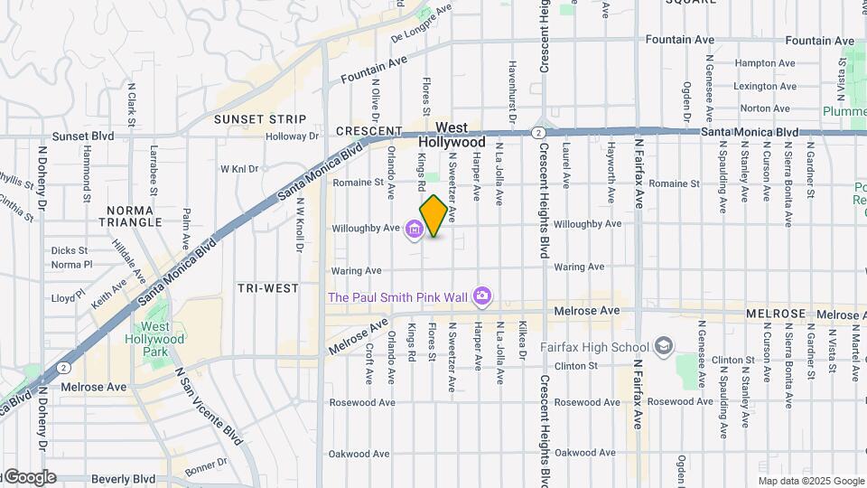 848 Kings Rd Map and Location Details