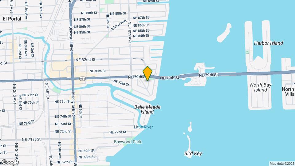 7848 N Bayshore Dr Map and Location Details