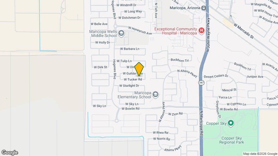 45542 W Tucker Rd Map and Location Details