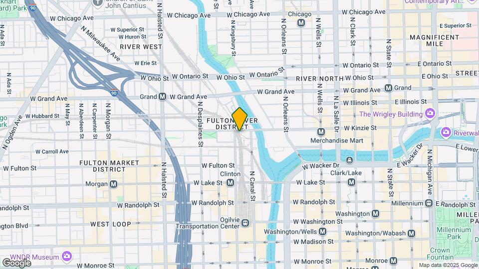 535 N Clinton St Map and Location Details